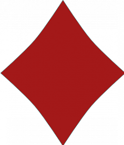 Bridge Club Diamonds Card for Learning
