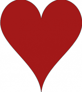 Bridge Club Hearts Card for Events
